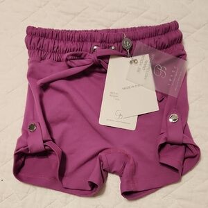 Bombshell Sportswear Magenta Shorts Nwt